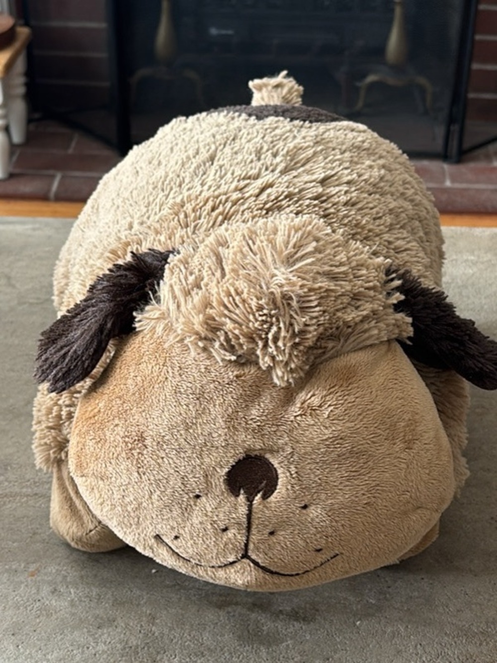 The Original Pillow Pets 'Snuggly Puppy' Soft & Tan Dog Pillow, 18 Inches 2010